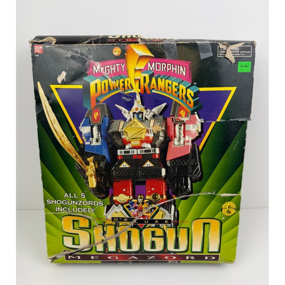 Mighty Morphin Power Rangers Deluxe Shogun Megazord 1995 Bandai in Box